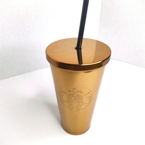 Starbucks 16oz Bronze Metallic Grande Tumbler